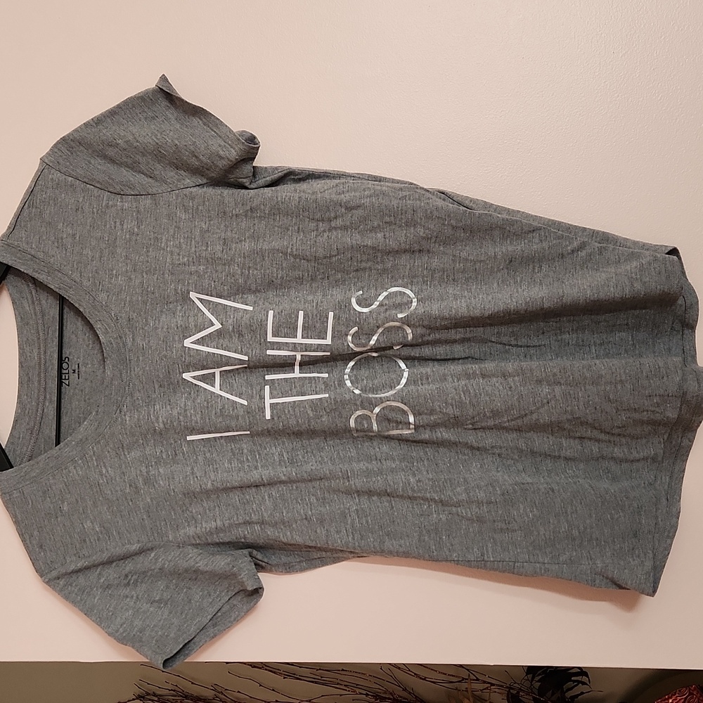 Gray shirt